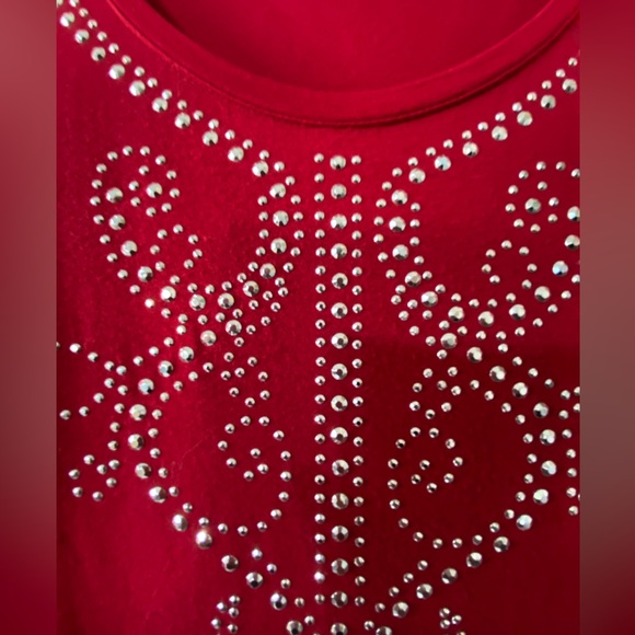 ♦️JM Collection Women’s Red Top Size XL NWOT - Picture 4 of 4